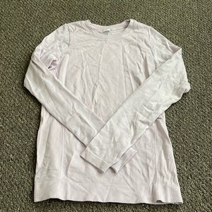 Sweaty Betty Lilac Long Sleeve Tee